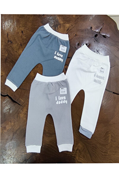 Kindo Baby Baby Pants Pajamas Set of 3 3/6/9 Months