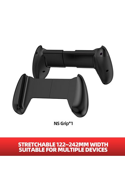 VILCORN حامل قبضة يد أسود لجهاز Nintendo Switch/OLED Host المحمول القابل للاستبدال وحامل حماية لجهاز Nintendo Switch/OLED