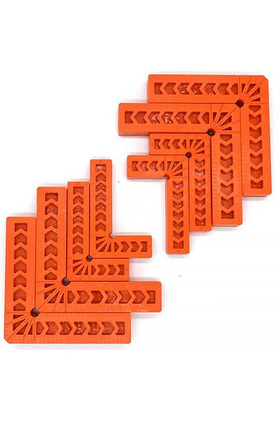Choice 4pcs 90 Degree Right Angle Clamp Fixed Corner Clamp Multi-functional Hand Tools, Suitable For Woodwo