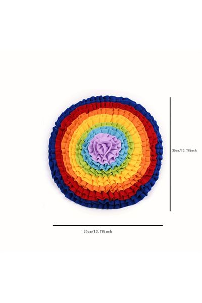 Choice Qicai Dog Snuffle Mat For Dogs Reduces Boredom & Anxiety Slow Eating & Smell Training Dog Brain Sti