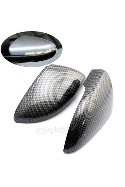 Choice Carbon Fiber Pattern For Volkswagen Golf 6 Vi Mk6 Gti R Line R20 Touran Carbon Fiber Pattern Mirror