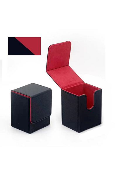 Choice Black Red Pu Game Mtg Trading Card Holder Collectible Game Storage Card Deck Case Protectors Organiz