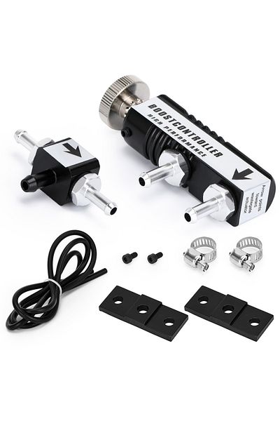 Choice Black Pqy - Universal Adjustable Manual Turbo Boost Controller Kit 1-30 Psi In-cabin Boost Control