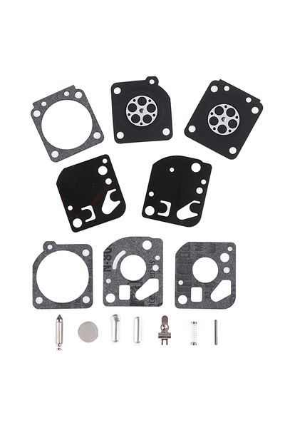 Choice 15PCS/SET Carburetor Carb Gasket Diaphragm Repair Rebuild Kit Fit For Zama RB-29 Carb Blower Trim...