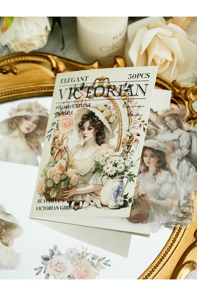 Choice 30 Pcs/bag Moon Goddess, Victoria Series Suitable For Decorative Stickers Diy Diary Notebook Chil...