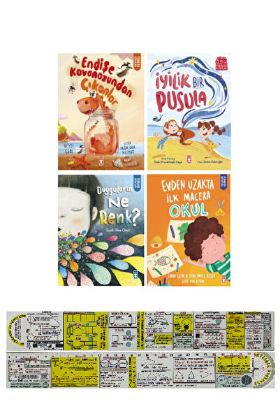 Timaş Çocuk Endişe Kavanozu+İyilik Bir Pusula+Duyguların Ne Renk+Evden Uzakta...