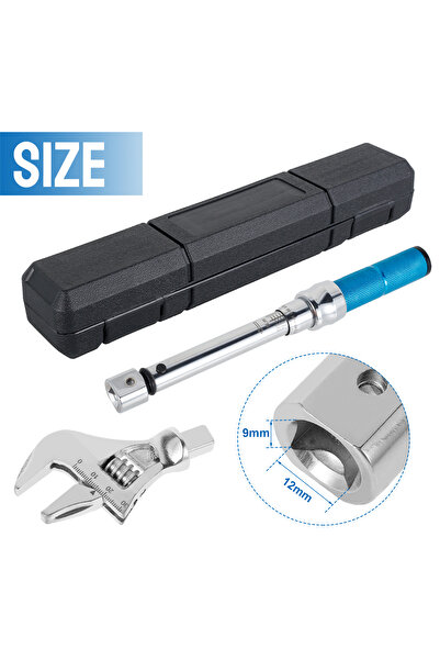 Choice مفتاح عزم الدوران الرقمي الفضي القابل للتعديل من الفولاذ 5-25 نيوتن مت...