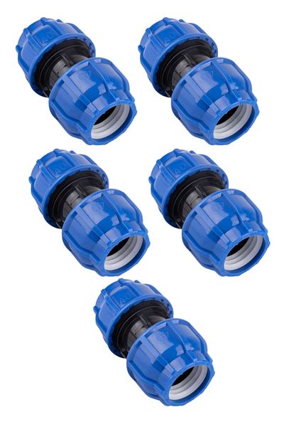 ARANGÜL Coupling Pipe Connection Attachment 32X32 mm - 5 Sleeves