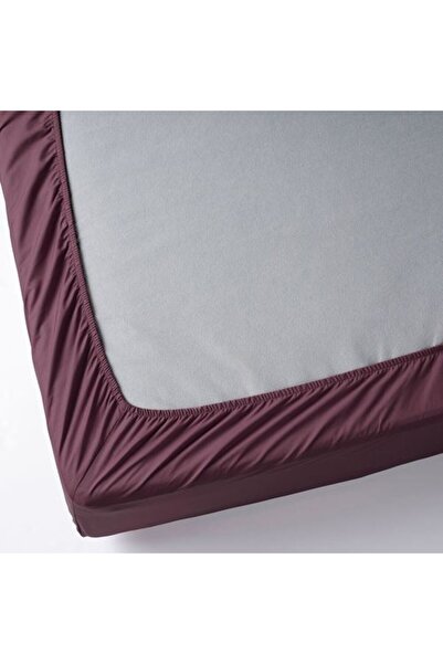 IKEA - Ullvide, Fitted Sheet, Crimson, 160X200 cm