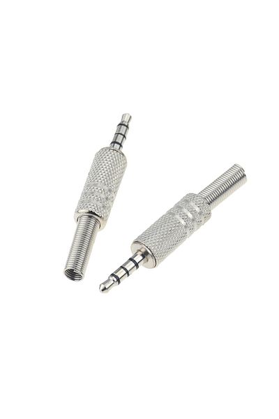 Choice 1pc Replacement 3.5mm 4 Pole Male Repair Headphones Audio Jack Plug Connector Soldering For Most ...