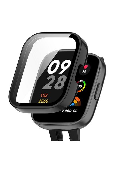 Choice Redmi Watch 3 Black Pc Case Glass For Redmi Watch 3 Hard Pc Protective Bumper Smart Watch Screen Pro