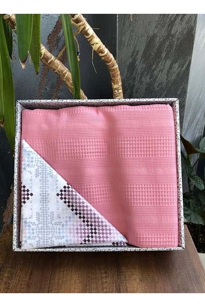Bella Home Boxed Double Personality Cotton Honeycomb Pique