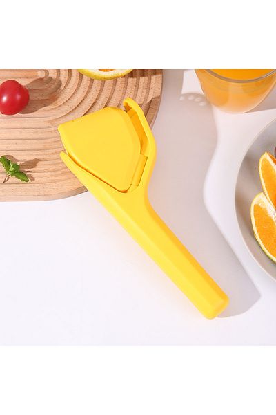 Choice Light Yellow 1pc Lemon Juicing Machine | Easy To Squeeze Manual Lemon Juicing Machine | Foldable And