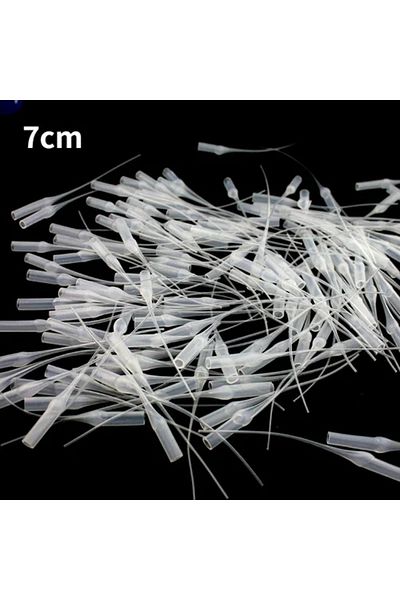 Choice 7cm 50pcs 50pcs/pack Glue Micro-tips Plastic Glue Bottle Tips Glue Extender Precision Applicator Dro