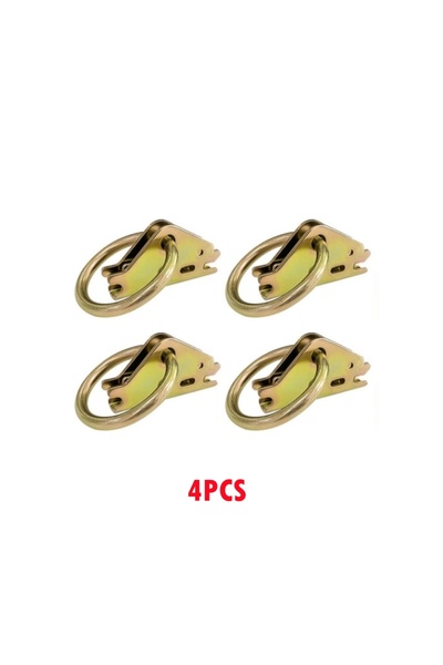 Choice 4PCS 4PCS Steel E-Track O Ring Tie-Down Anchors Compatible with Cargo ...