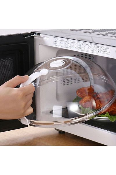 Choice غطاء شفاف مقاوم لتناثر الطعام في الميكروويف، غطاء تسخين الفرن المنزلي، غطاء شفاف للطبق