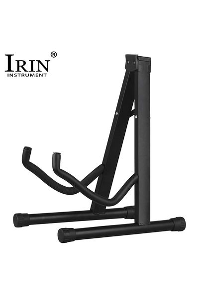 IRIN Foldable Guitar Stand Folding Lightweight Tripod Stringed Instrument Rack Musical Holder Uni...
