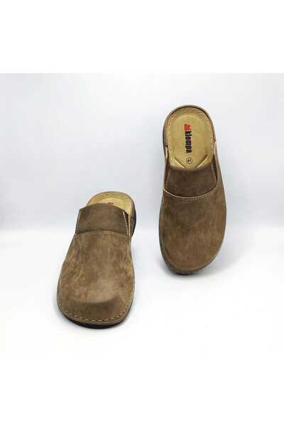 DR KLOMPA Ανδρικά Sabo - Καφέ - Κατασκευή με άνετη στήριξη, κομψό σχέδιο, μαλακή σόλα, κατάλληλη για καθημερινή χρήση