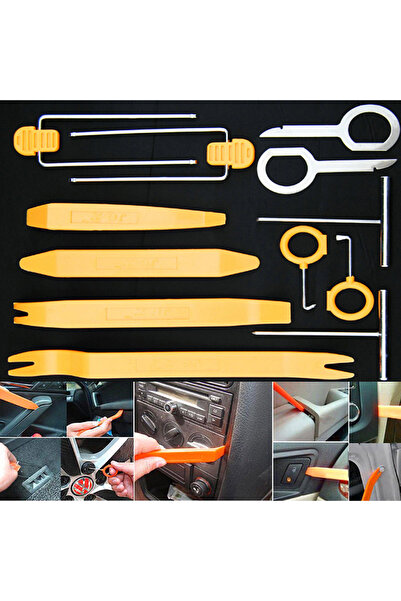 Choice مجموعة أدوات إزالة راديو السيارة الاحترافية المكونة من 12 قطعة من مشاب...