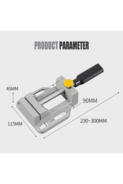 Choice مشبك مقعد متعدد الوظائف لحامل المثقاب الكهربائي لطاولة تحديد موضع الحف...