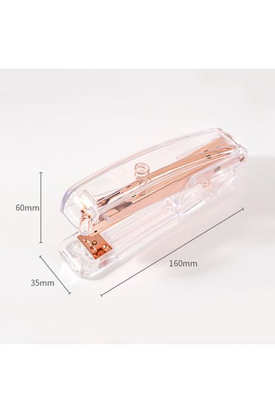 Choice Stapler Fashion Rose Gold Stapler Desk Binder Book Paper Stapling Staple Remover Staples Hold Punch