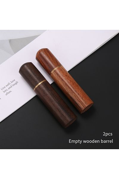 Choice Mixed Wood-2pcs Wuta 1 Piece Durable Needles Storage Case Toothpick Holder Box Blackwood Wooden Box