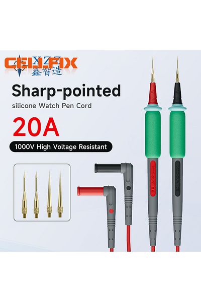 Choice Xinzhizao XZZ P2 Universal Digital Multimeter Pen Meter Thread Extra Pointed Steel Needle 20A 100...