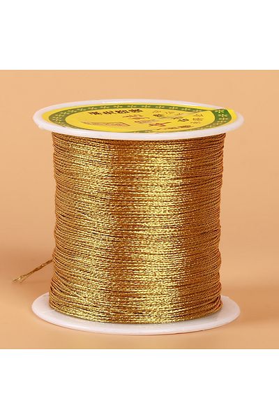 Choice Gold Golden Gold Silver Rope Chinese Knot Cord String Sewing Machine Threads Crafts Gift Thread Cord