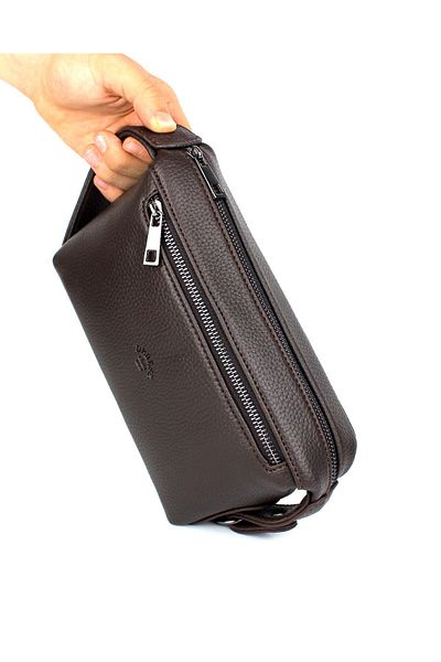 deri,se club Ανδρική τσάντα Clutch Καφέ Luxury Travel Casual Τσάντα Clutch Τσάντα δύο τμημάτων