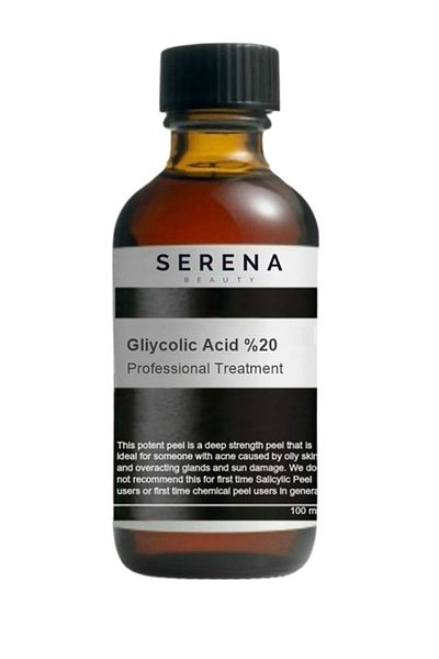serena beauty Salon Size Glycolic Acid 20% - Skin Peeling - 100 ml