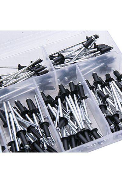 Choice 120PCS/box M2.4 M3.2 M4 black pull nail open aluminum core rivet decoration nail pull rivet