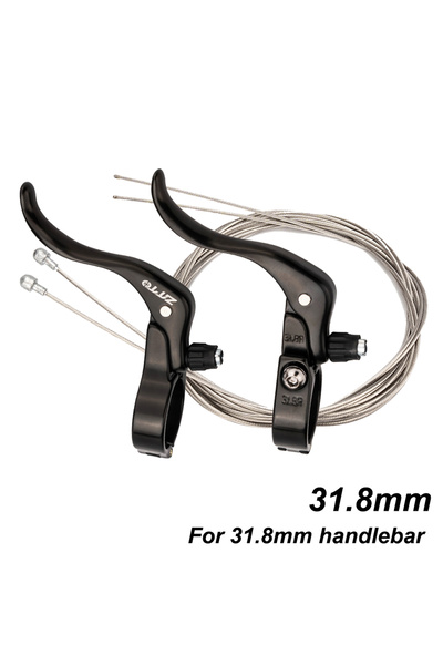ZTTO ذراع فرامل دراجة طريق مقاس 31.8 مم وسلك، ذراع فرامل طريق ثابتة، فرامل نا...