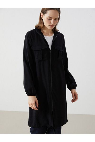 LC Waikiki Damen Tunika mit Stehkragen