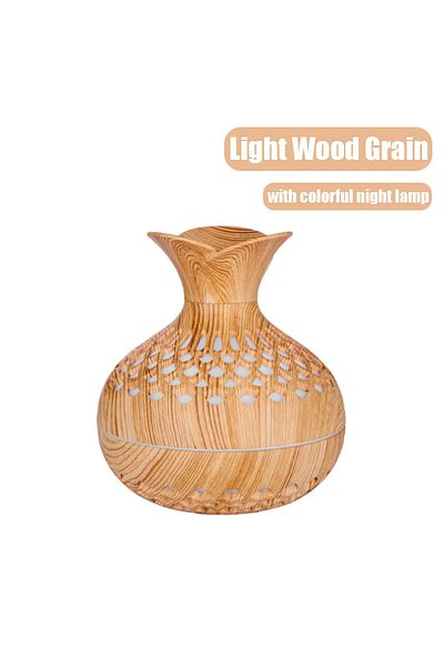 Choice Light Wood Grain 300ml Wood Grain Air Humidifier Essential Oil Aroma Diffuser USB Home Car Office Ul