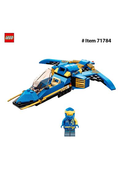 Choice 71784 Lego 71784 Ninjago Jay’s Lightning Jet Evo , Collectible Birthday Gift Idea For , Kids, Boys A