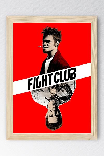 Saturn Pictură înrămată Fight Club - Pictură poster film Fight Club