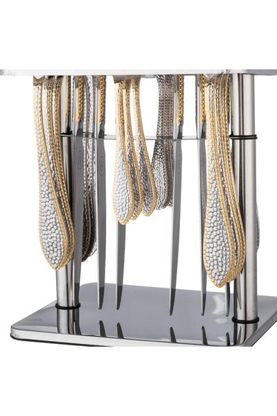 Dania Stainless steel dining spoon set, 24 pieces