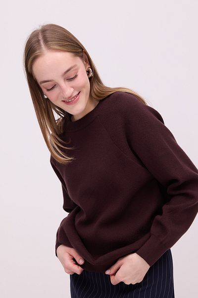 Addax Crew Neck Basic Knitwear Sweater K3437-C4
