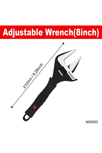 Choice1 مفاتيح ربط قابلة للتعديل مقاس 8 بوصة 6/8/10/12 بوصة مفاتيح قياس مفاتي...