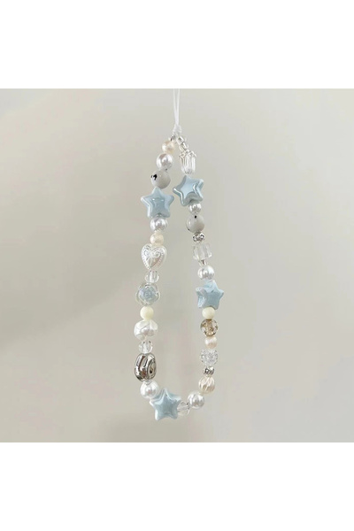 Choice Other 1pcs INS Star Pearl Beads Phone Chain Trendy Pendant For iPhone ...