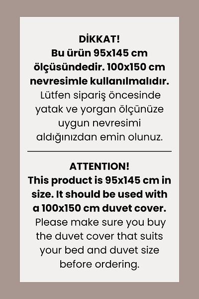 TBA COLLECTION Baby Size Muslin Duvet Cover Set (100x150)| Tiny Boho Florals