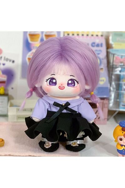 Choice 20cm Cotton Doll Dresses Jumpsuit T-shirt Plush Dolls Clothes Skirt With Cartoon Headband Skirt f...