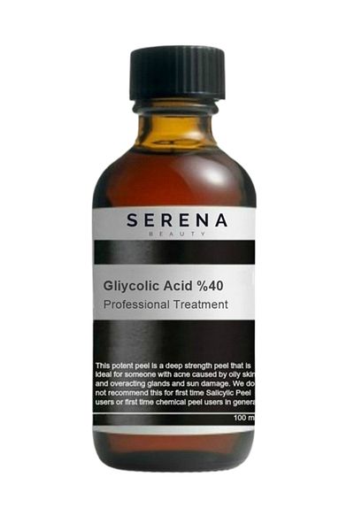 serena beauty Salon Size Glycolic Acid 40% - Skin Peeling - 100 ml