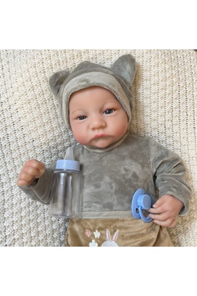 Choice دمية من القماش الناعم بجسم كامل أو ناعم من الفينيل من ريبورن ليفي أويك أوبن بلو إي