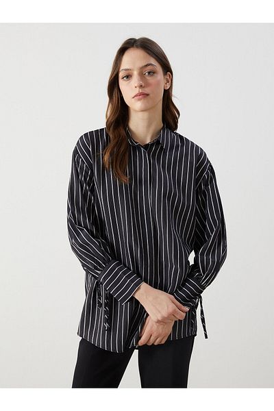 LC Waikiki Striped Oversize Women's Shirt Tunic