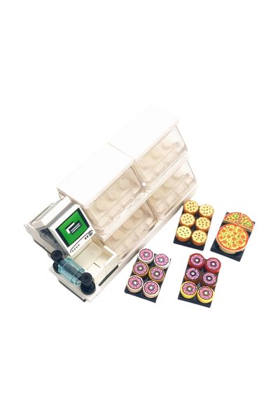 Choice Dessert-cabinet Moc Bakery Shop Building Blocks Oven Bricks City Bread Dessert Food Blocks Montessor