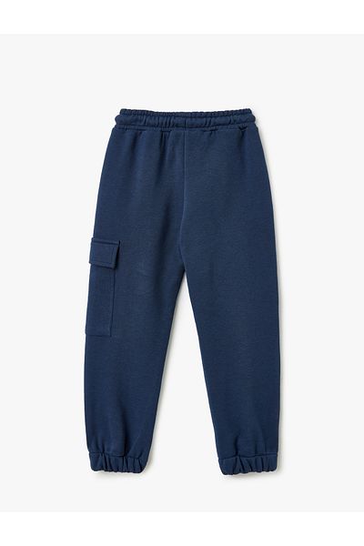 Koton Βαμβακερό Jogger Sweatpants με λεπτομέρεια τσέπης και ελαστική μέση