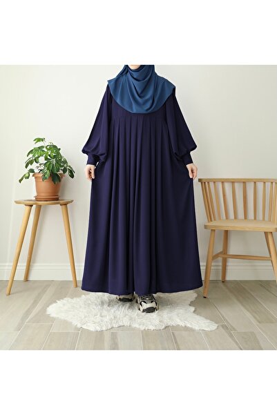 NAS TESETTÜR Μπλε ναυτικό φόρεμα σε χρώμα μπεζ