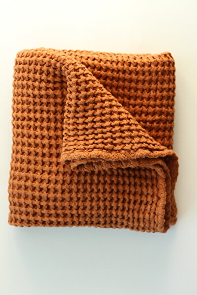 Anne Sesi Ekstra Yumuşak Waffle Bebek Battaniyesi - %100 Organik Pamuk GOTS S...