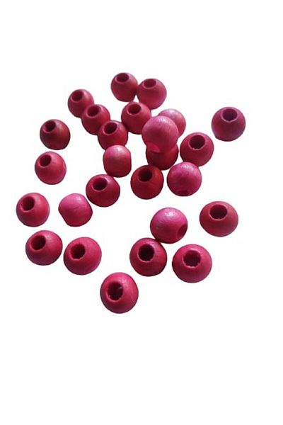 Selin 10 Mm Fuja Color Wooden Beads - 50 Grams (Average ± 110 - 150 Pieces)